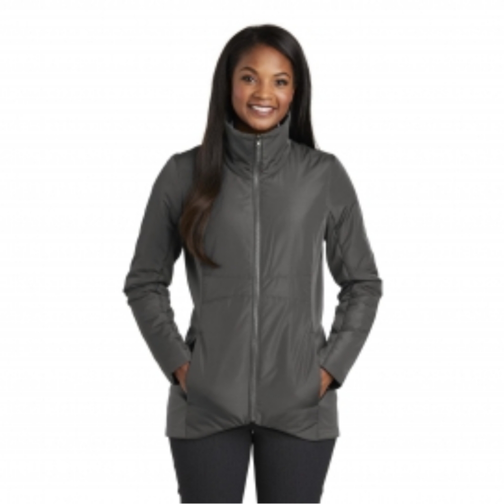 Port Authority Ladies Women's Full Zip Jacket Black - Size L